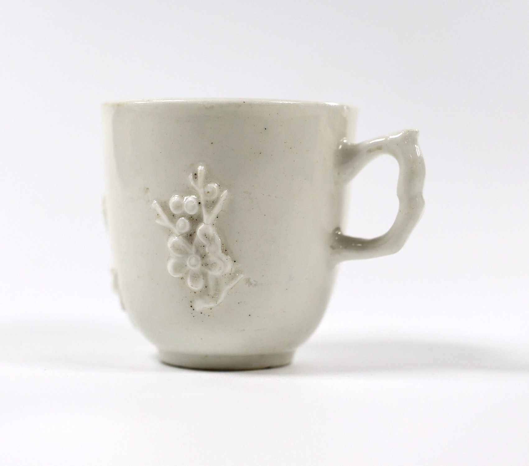 A Bow blanc de chine coffee cup, 6cm